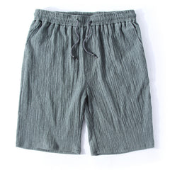 Summer linen leisure shorts for men