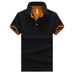 Slim-fit Revers POLO Shirt Sommer Junge Männer Mode Hübsches T-shirt Alle-spiel