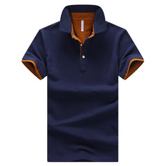 Slim-fit Revers POLO Shirt Sommer Junge Männer Mode Hübsches T-shirt Alle-spiel