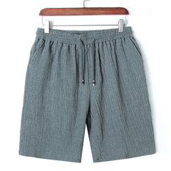 Summer linen leisure shorts for men