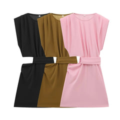 Damenbekleidung Temperament Öffnungsdesign Kleid
