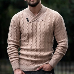 Revers Classic Twisted Pullover Herren