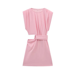 Damenbekleidung Temperament Öffnungsdesign Kleid