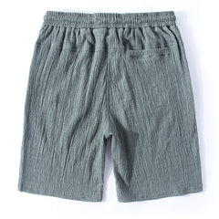 Summer linen leisure shorts for men